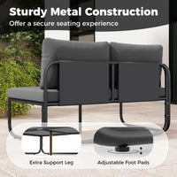 Tangkula 4 Pieces Patio Furniture Set for Garden