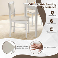 Tangkula Dining Table Set for 4