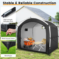 Tangkula Bike Storage Shed for 5 Bikes