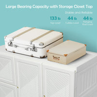 Portable Wardrobe Closet - Tangkula