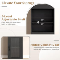Tangkula 67” Tall Bathroom Cabinet, Slim Floor Storage Cabinet