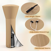 Tangkula Patio Heater Cover with Zipper and Storage Bag