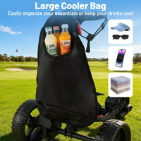 Chariot de golf électrique Tangkula avec poignée réglable et 9 réglages de vitesse