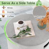 Tangkula 16 Inch Propane Tank Cover Table, Propane Tank Cover for Standard 20 LBS Propane Gas Tank