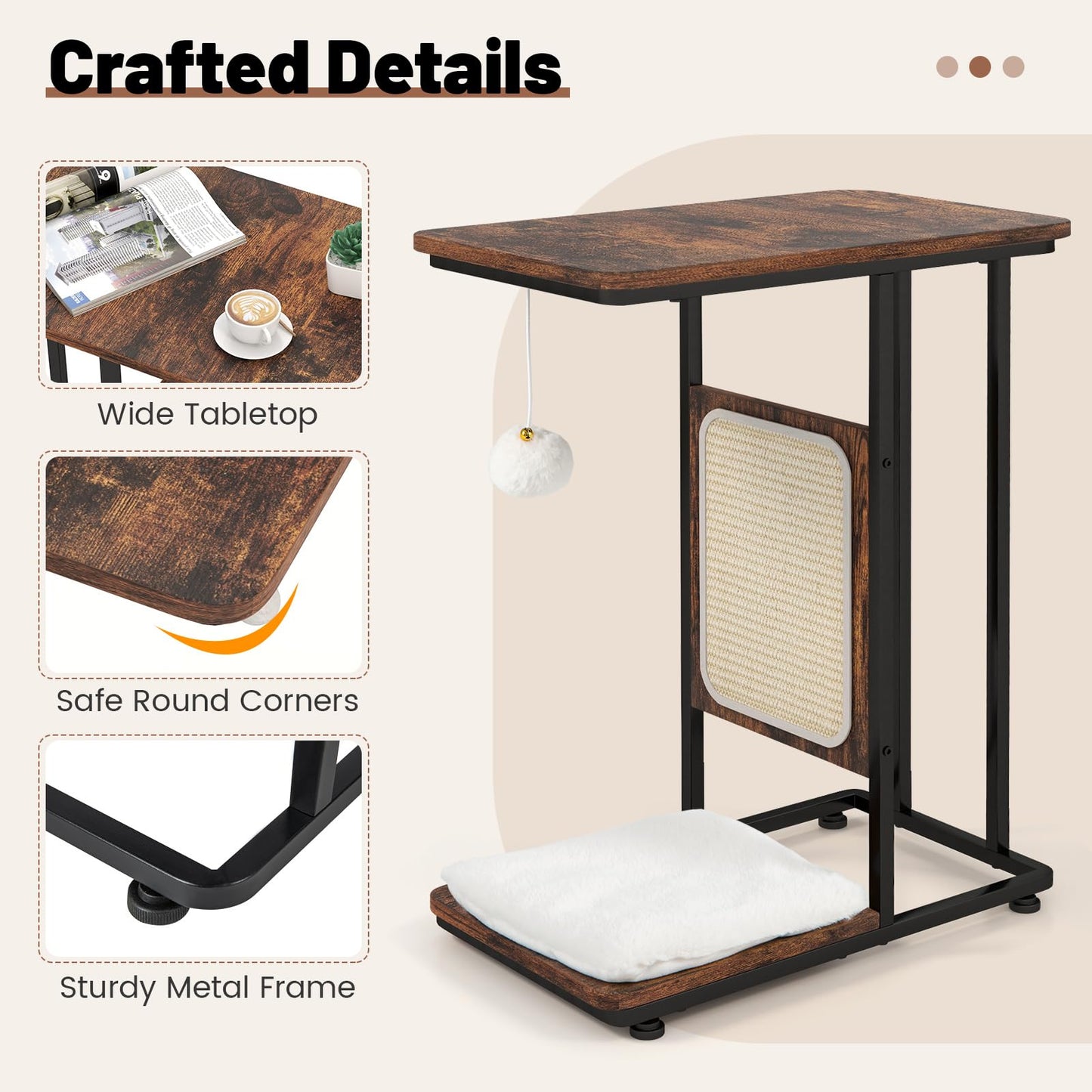 Tangkula Cat Tree and End Table