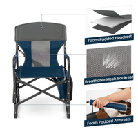 Tangkula Folding Camping Chair, Director Chair