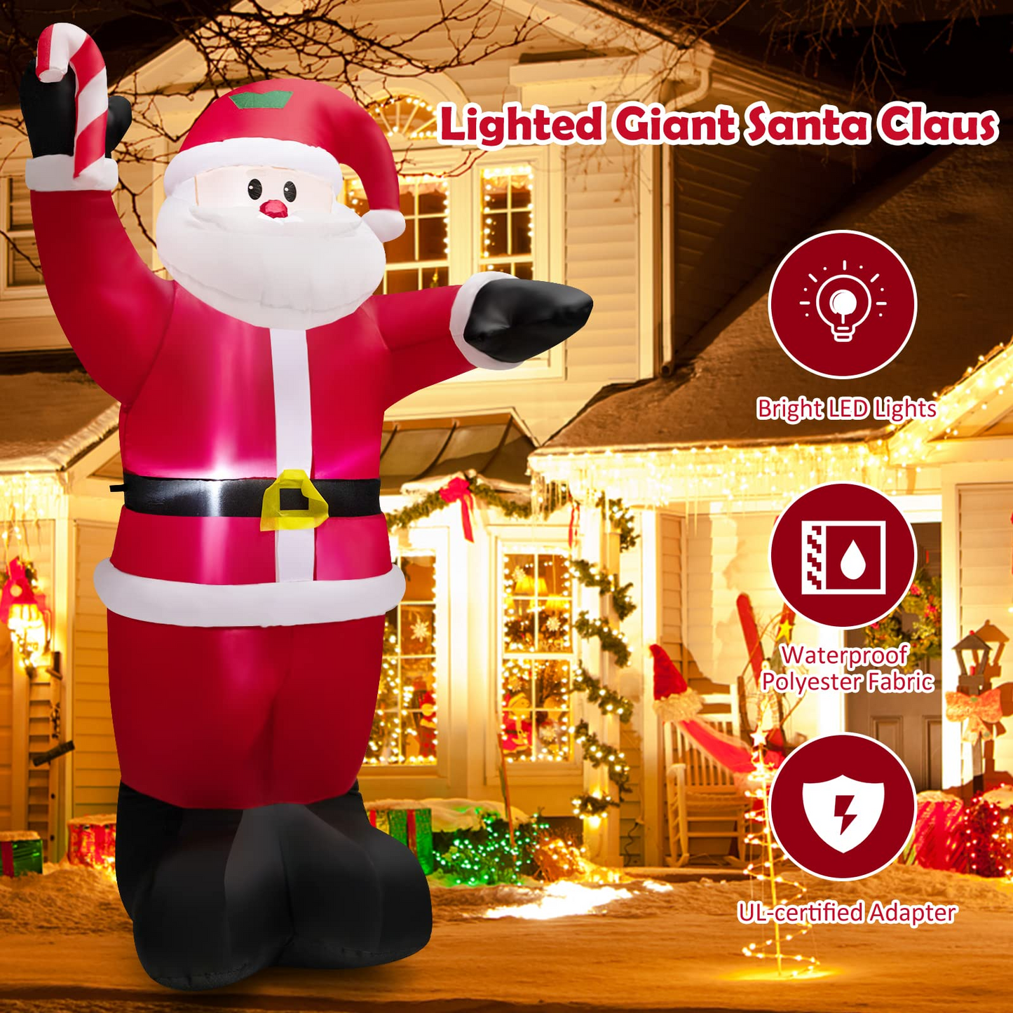 Tangkula Indoor & Outdoor Holiday Decor for Christmas Party