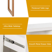 White Computer Desk