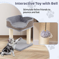 Tangkula Small Cat Tree for Indoor Cats for Play Rest