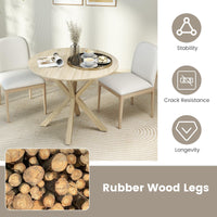Tangkula 36" Round Dining Table for Home
