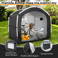 Tangkula Bike Storage Shed for 5 Bikes