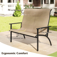 Chaise de banc Adirondack d'extérieur Tangkula pour terrasse