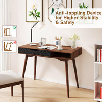 Tangkula Mid-Century Modern Computer Desk for Study