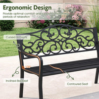 Tangkula 50 Inches Outdoor Garden Bench