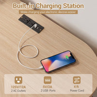 Tangkula Fluted TV Stand for TVs up to 60”