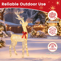 Tangkula 5.2 FT Christmas Lighted Reindeer