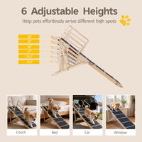 Tangkula Foldable Dog Ramp for High Bed Couch