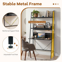 Tangkula 3-Tier Ladder Computer Desk for Home Office