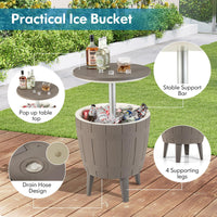 Tangkula 10 Gallon Cooler Bar Table