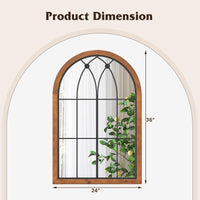 Tangkula 36" x 24" Inches Window Mirror