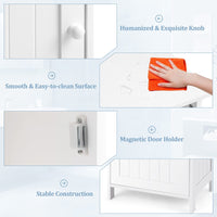 Tangkula Bathroom Floor Storage Cabinet