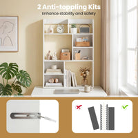 Tangkula Desktop Bookshelf, 5-Tier Desktop Display Rack