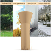 Tangkula Patio Heater Cover with Zipper and Storage Bag