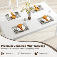 Tangkula Dining Table Set for 4
