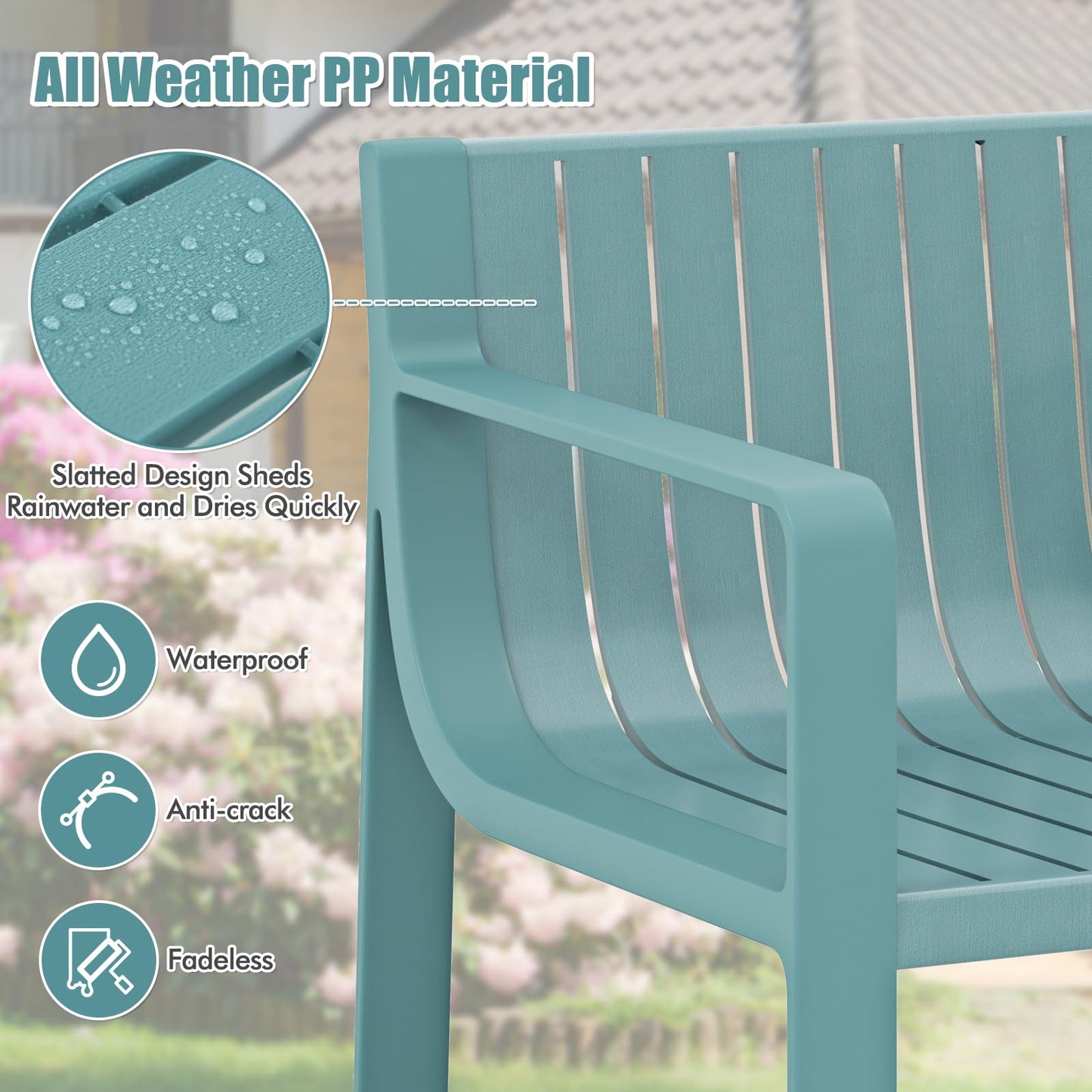 Tangkula Patio Chairs Set of 2/4