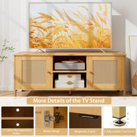 Tangkula Boho TV Stand up to 55”