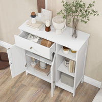 Tangkula Bathroom Storage Cabinet for Living Room Entryway