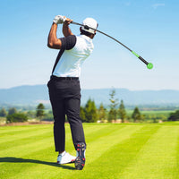 Tangkula Entraîneur de swing de golf avec tête lestée pour une meilleure prise