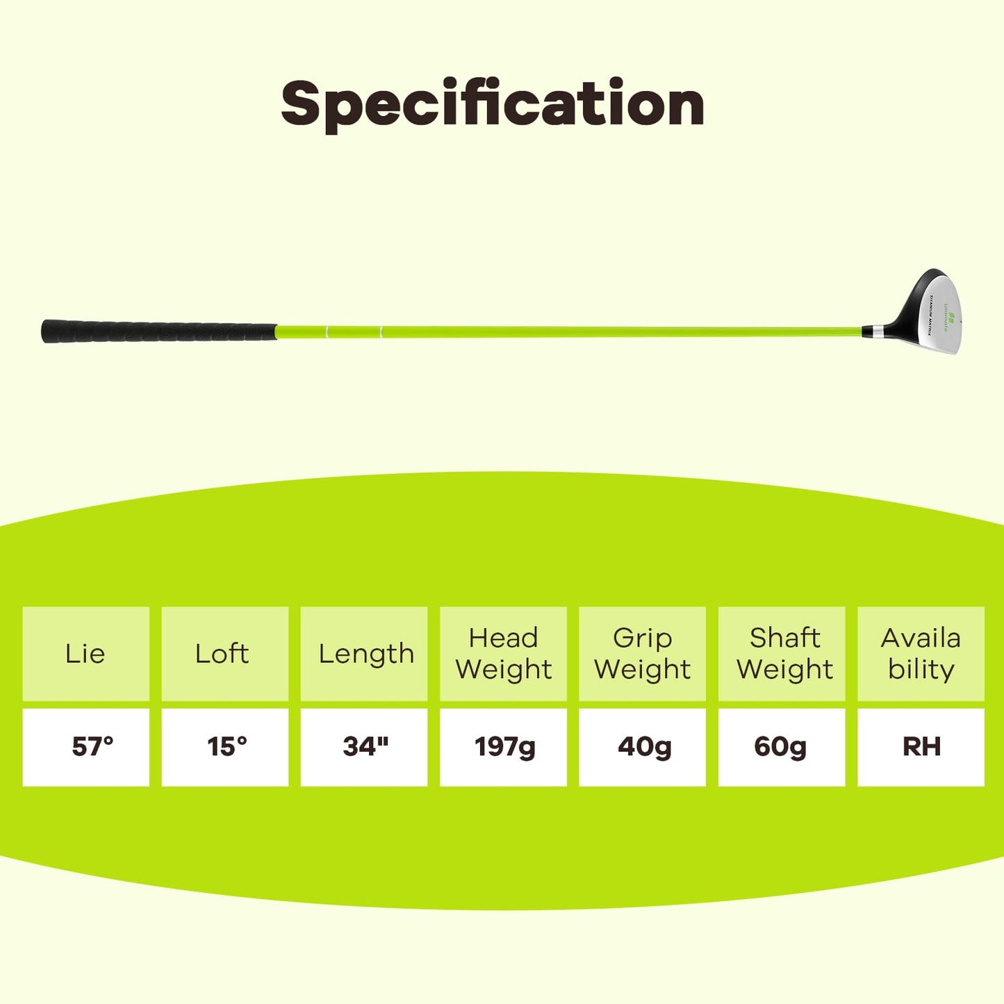 Tangkula 165CC Junior #3 Fairway Wood for Kids