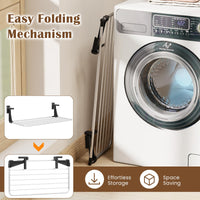 Tangkula Portable Clothes Drying Rack for Indoor & Outdoor Use