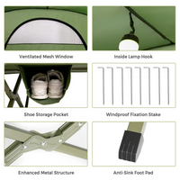 4-in-1 Folding Tent - Tangkula