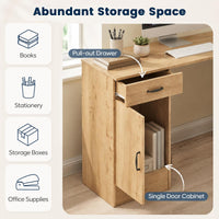 Tangkula L-Shaped Computer Desk Home Office Workstation