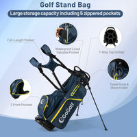 Tangkula Men's Complete Golf Clubs and Bag Set Right Handed