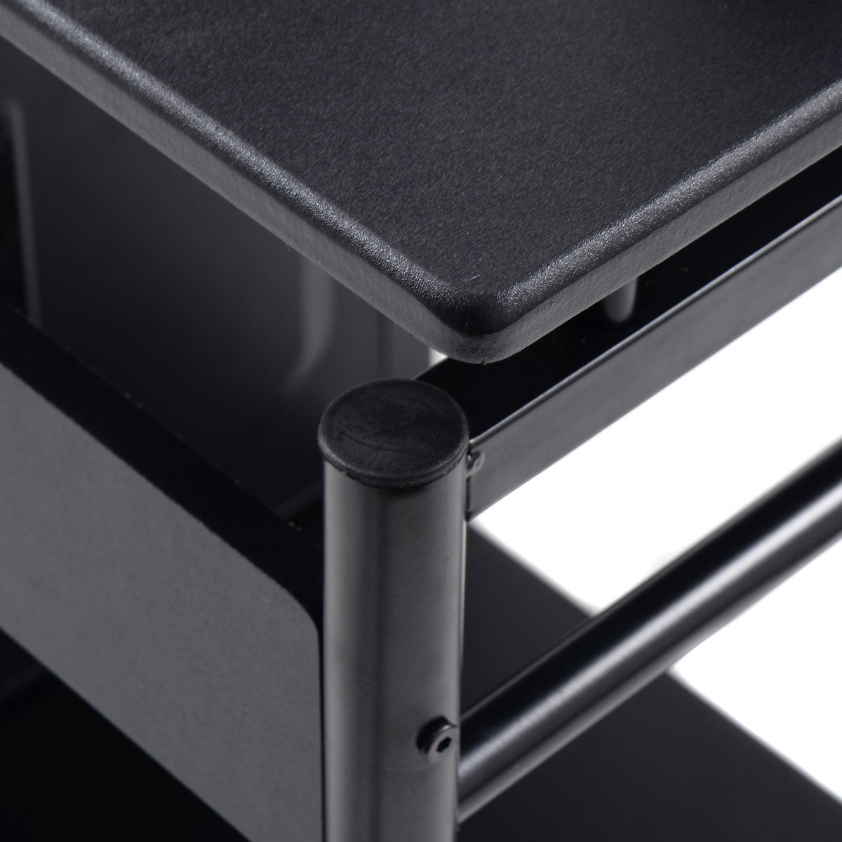 Tangkula Dorm Study Table Computer Desk for Small Space Black