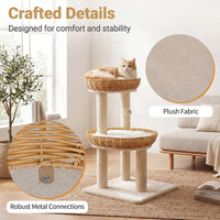 Tangkula 30 Inch Modern Cat Tree for Indoor Kittens