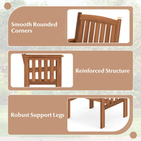 Tangkula Chaises de Salle à Manger en Bois pour Patio, Lot de 2/4