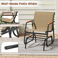 Tangkula Patio Glider Chair