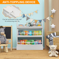 Bookcase Rack Wall for Books & Magazines - Tangkula