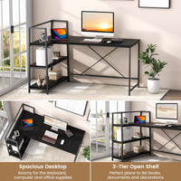Tangkula Reversible L-Shaped Computer Desk