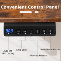 Tangkula 48" x 24" Electric Standing Desk