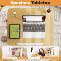 Tangkula Foldable Mobile Standing Desk Cart for Home Office