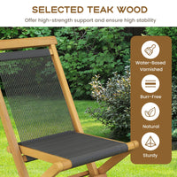 Tangkula 3-Piece Patio Bistro Set