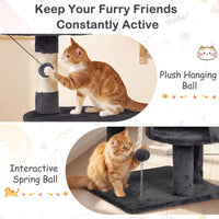 Tangkula 36 Inch Cat Tree Tower for Indoor Cats and Kittens