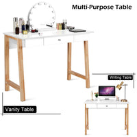 Bureau d'ordinateur Tangkula avec tiroirs de rangement