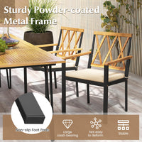 Tangkula Patio Dining Chairs Set of 2/4