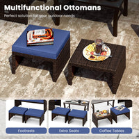 Tangkula 6 Pieces Patio Furniture Set